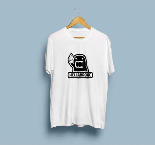 Oversize HellaBroke Tasarım unisex T-shirt