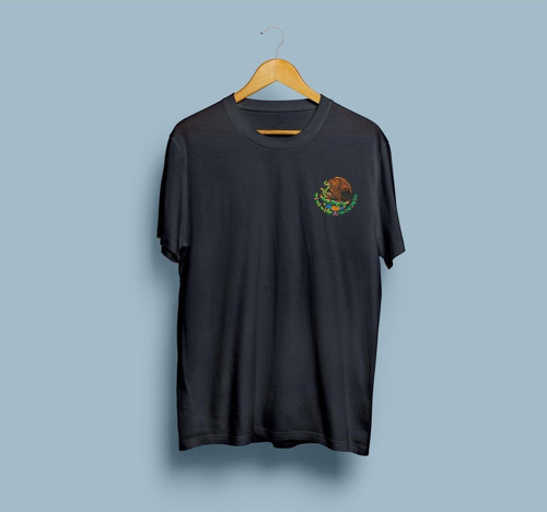 Oversize Mexican Coat Of Arms / Meksika Tasarım unisex T-shirt