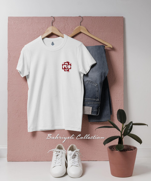 Oversize Rammstein Desktop Mutter Tasarımlı Unisex T-Shirt