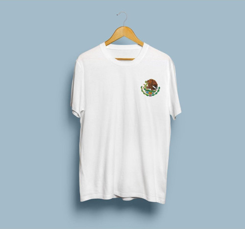 Oversize Mexican Coat Of Arms / Meksika Tasarım unisex T-shirt