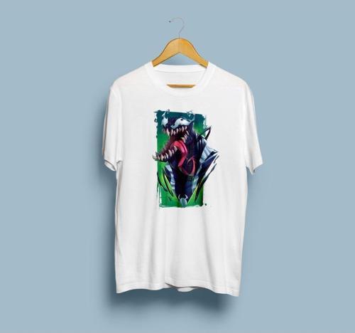Oversize Venom Tasarım unisex T-shirt