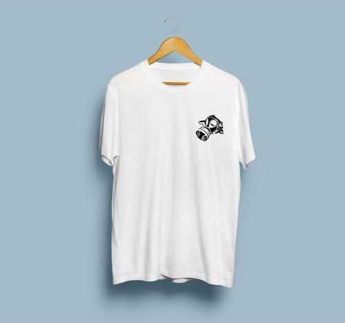 Oversize Gaz maskesi / Nükleer maske tasarım unisex T-shirt