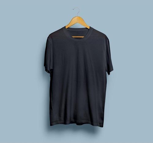 Oversize Düz Siyah T-shirt