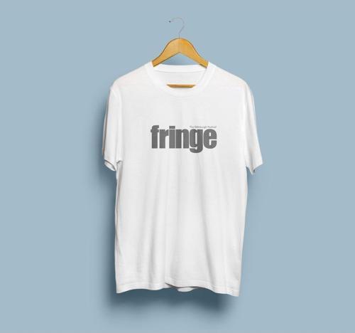 Oversize The Edinburgh Festival Fringe Tasarım unisex T-shirt