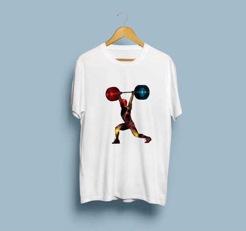 Oversize Halter Olimpiyat Oyunları tasarım unisex T-shirt