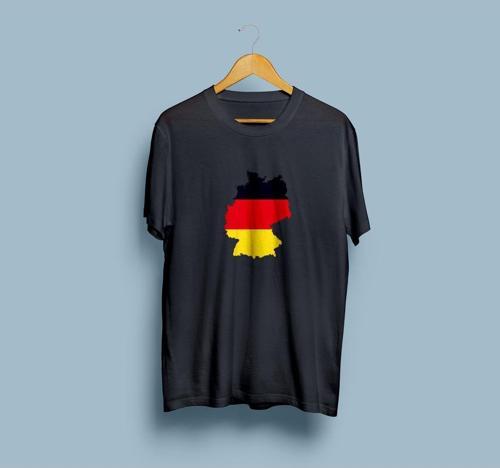 Oversize Almanya / Germany Tasarım unisex T-shirt