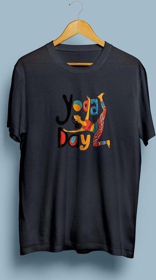 Oversize Yoga Günü Taarım unisex T-shirt