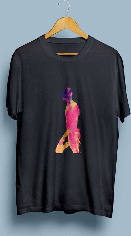 Oversize Renklendirilmiş İnsan Vücudu tasarım unisex T-shirt
