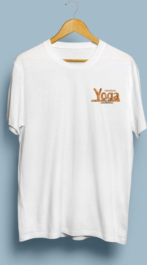 Oversize Yoga Cep tasarım unisex T-shirt