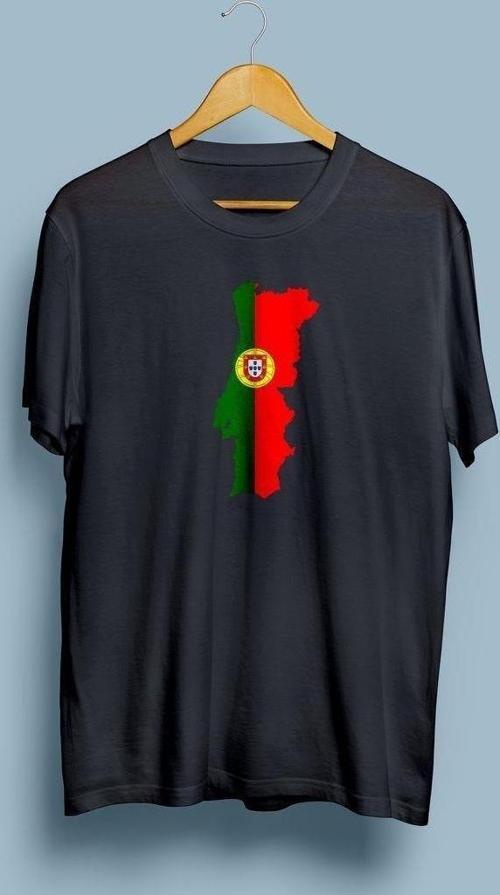 Oversize Portekiz / Portugal Haritası tasarım unisex T-shirt