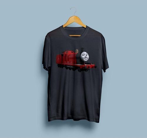 Oversize Thomas ve Arkadaşları Tasarım Unisex T-shirt