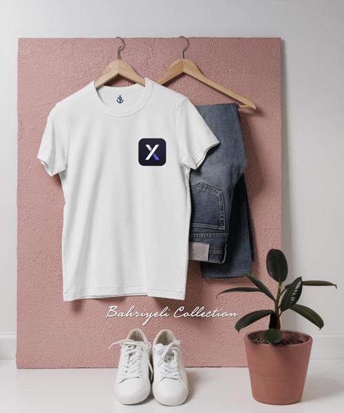 Oversize dydx chain kripto Cep Tasarımlı Unisex T-Shirt