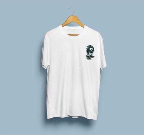 Oversize Kadın Portresi Baskılı Unisex T-shirt