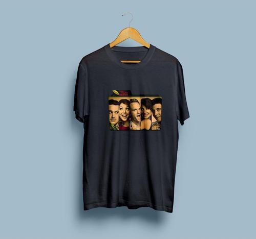 Oversize How I Met Your Mother Karakterleri Unisex t-shirt