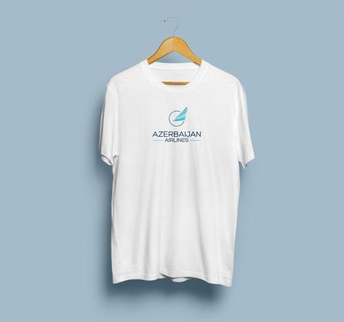 Oversize Azerbaıjan Airlines Baskılı Unisex T-shirt