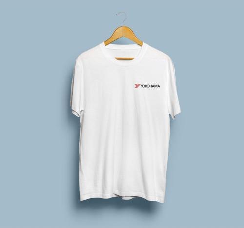 Oversize Yokohama cep baskılı unisex T-shirt