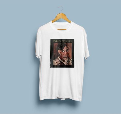 Oversize Pablo Picasso Tasarım Unisex T-shirt