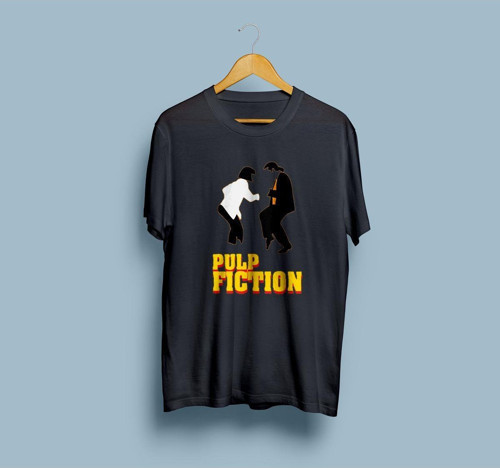 Oversize Pulp Fiction 2 Tasarım Unisex T-shirt