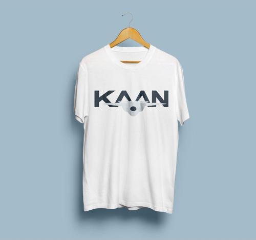 Oversize Tf-x Kaan 5.nesil savaş uçağı unisex T-shirt