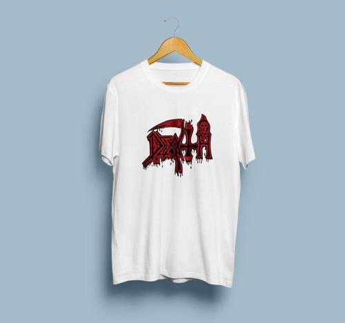 Oversize Death Tasarım Unisex T-shirt