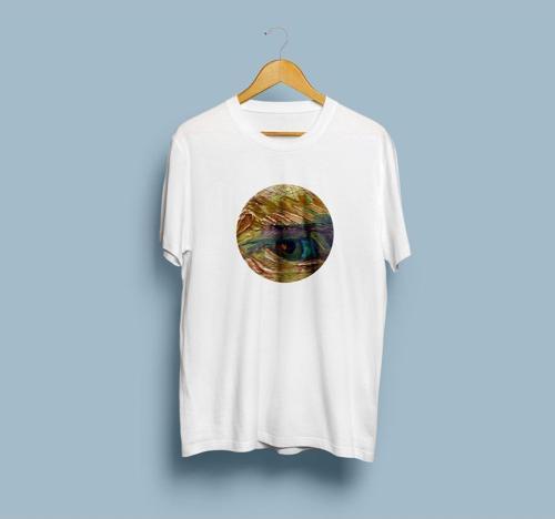 Oversize Van Gogh's Eye / Van Gogh Gözü Self Portrait Unisex T-shirt
