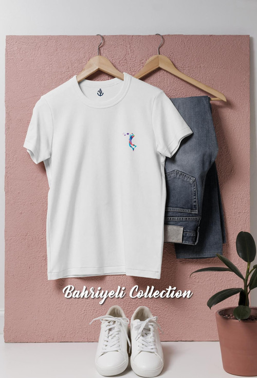 Oversize Badminton Cep Tasarımlı Unisex T-Shirt