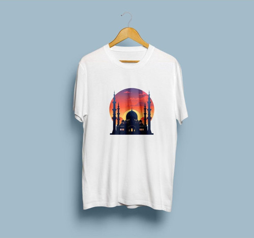 Oversize Cami Silueti / Mosque Tasarım unisex T-shirt