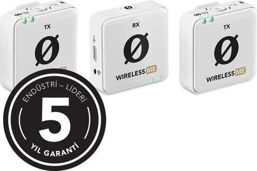 Wireless ME Dual: Beyaz | İki Vericili Kompakt Telsiz Mikrofon Sistemi