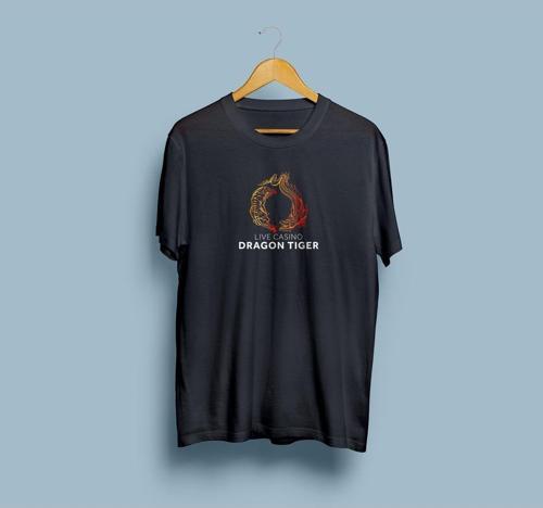 Oversize Dragon Tiger Baskılı Unisex T-shirt