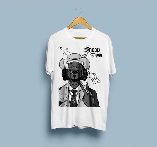 Oversize Snoop Dogg Tasarım Unisex T-shirt