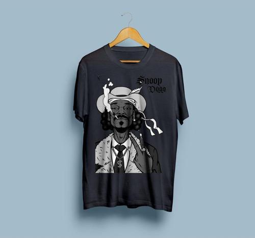 Oversize Snoop Dogg Tasarım Unisex T-shirt