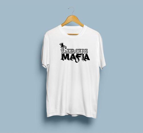 Oversize Circus Mafia Baskılı Unisex T-shirt