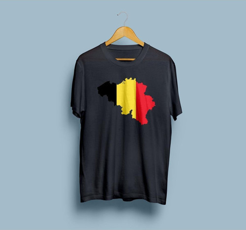 Oversize Belgium / Belçika tasarım unisex T-shirt