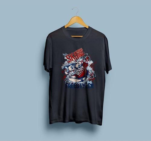 Oversize Freestyler Tasarım Unisex T-shirt