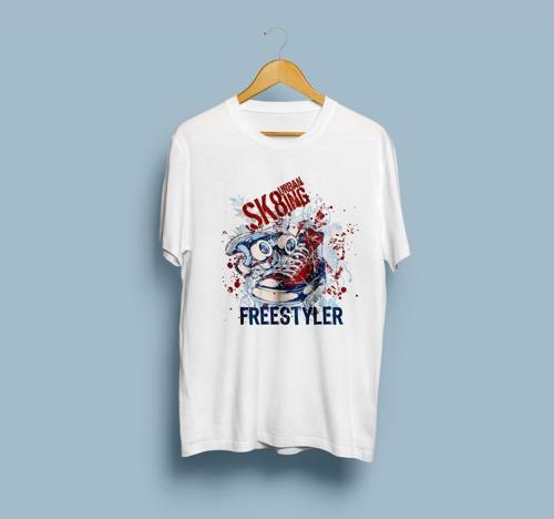 Oversize Freestyler Tasarım Unisex T-shirt