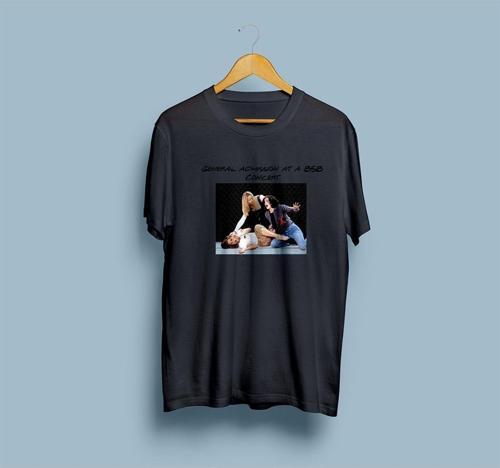 Oversize Friends Rachel Phoebe Monica Tasarım Unisex T-shirt