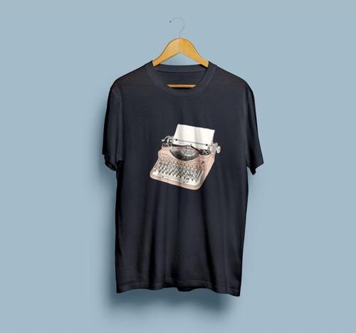 Oversize Daktilo Tasarım Unisex T-shirt