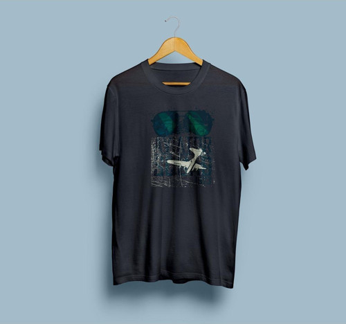 Oversize Aviator Squad Tasarım Unisex T-shirt