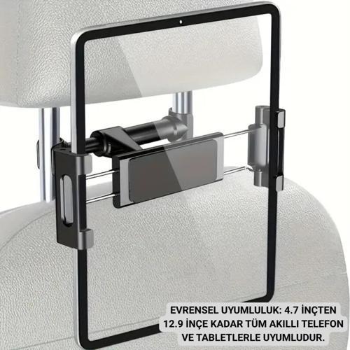 Backseat Araç Arka Koltuk Tablet Tutucu Araç Tablet Standı 360 Döner Başlık 4.7-12.9 İnch Tablet Telefon Tutucu