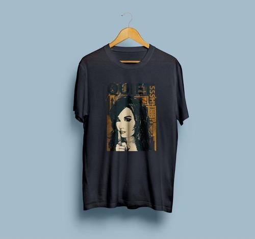 Oversize Quiet Kadın Tasarım Unisex T-shirt