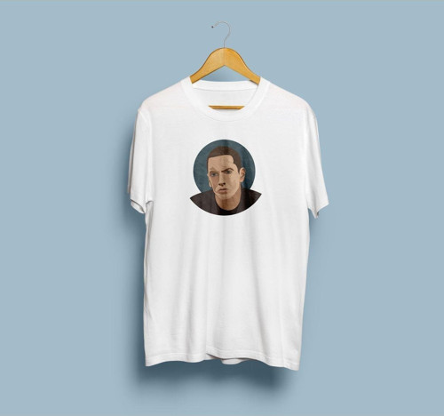 Oversize Eminem Tasarım Unisex T-shirt