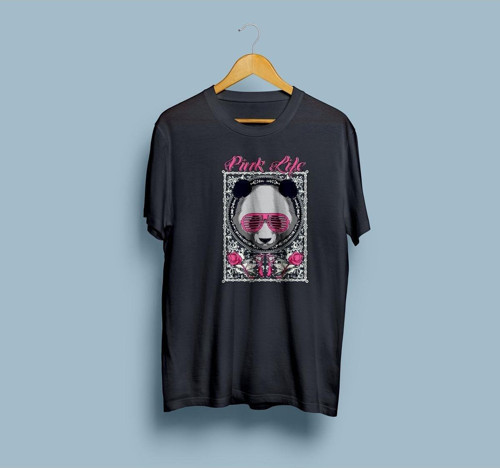 Oversize Pink Life Beer Tasarım Unisex T-shirt