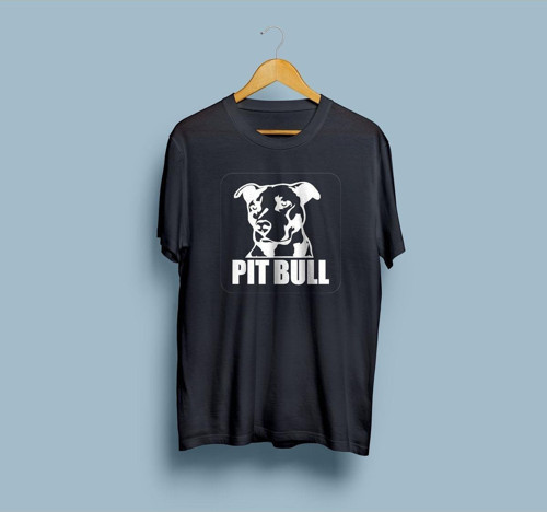 Oversize Pitbull Tasarım Unisex T-shirt