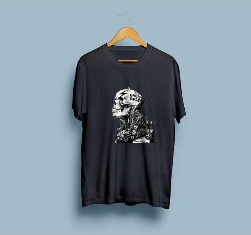 Oversize Ghetto Rules Kurukafa Tasarım Unisex T-shirt