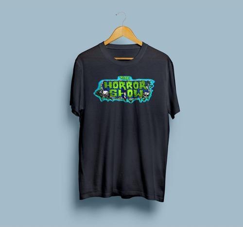 Oversize The Horror Show Tasarım Unisex T-shirt