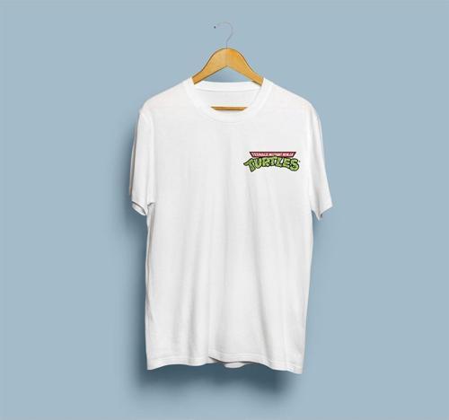 Oversize Teenage Mutant Ninja Turtles Tasarım Unisex T-shirt