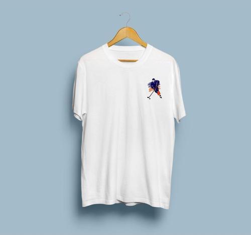 Oversize Olimpiyat Oyunları Hokey / Hockey Logolu unisex T-shirt