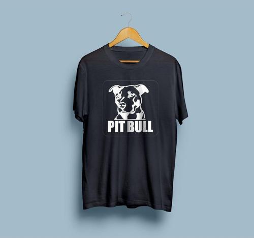 Oversize Pitbull Tasarım Unisex T-shirt