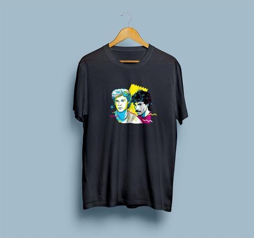 Oversize Hall & Oates Tasarım Unisex T-shirt