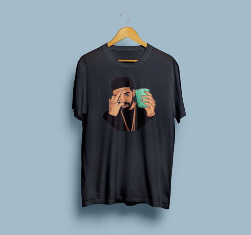 Oversize Drake Tasarım Unisex T-shirt